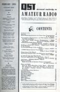 QST (1915 American Relay Radio League, Inc.) Magazine Feb 1945
