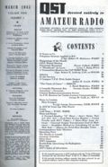 QST (1915 American Relay Radio League, Inc.) Magazine Mar 1945