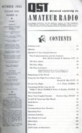 QST (1915 American Relay Radio League, Inc.) Magazine Oct 1945