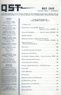 QST (1915 American Relay Radio League, Inc.) Magazine May 1949