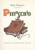 Walt Disney's Version of Pinocchio HC (1939 Random House) 1-REP