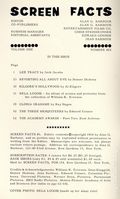 Screen Facts (1963-1972 Screen Facts Press) Magazine 6