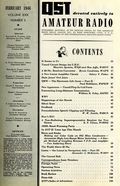 QST (1915 American Relay Radio League, Inc.) Magazine Feb 1946