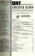 QST (1915 American Relay Radio League, Inc.) Magazine Oct 1946