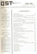 QST (1915 American Relay Radio League, Inc.) Magazine Jun 1951