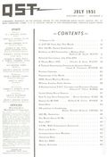 QST (1915 American Relay Radio League, Inc.) Magazine Jul 1951