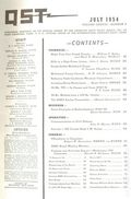 QST (1915 American Relay Radio League, Inc.) Magazine Jul 1954