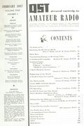 QST (1915 American Relay Radio League, Inc.) Magazine Feb 1947