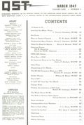 QST (1915 American Relay Radio League, Inc.) Magazine Mar 1947