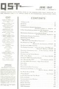 QST (1915 American Relay Radio League, Inc.) Magazine Jun 1947