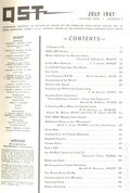 QST (1915 American Relay Radio League, Inc.) Magazine Jul 1947