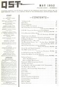 QST (1915 American Relay Radio League, Inc.) Magazine May 1952
