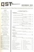 QST (1915 American Relay Radio League, Inc.) Magazine Nov 1953