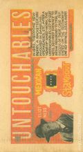 Untouchables Topps Bubblegum Mini Comic Giveaway (1962) MEXICAN