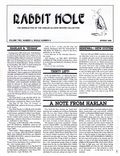 Rabbit Hole (1981-2018 Kilimanjaro Corporation / Harlan Ellison Newsletter) Fanzine 8