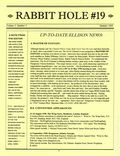 Rabbit Hole (1981-2018 Kilimanjaro Corporation / Harlan Ellison Newsletter) Fanzine 19