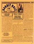 Rabbit Hole (1981-2018 Kilimanjaro Corporation / Harlan Ellison Newsletter) Fanzine 28
