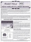 Rabbit Hole (1981-2018 Kilimanjaro Corporation / Harlan Ellison Newsletter) Fanzine 52