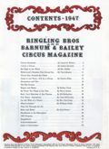 Ringling Bros and Barnum & Bailey Circus Magazine and Souvenir Program 1947