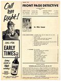 Front Page Detective (1936-1995 Dell Publishing Co. Inc.) Magazine 195208