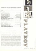 Playboy Magazine (1953-Present HMH Publishing) Vol. 4 #2