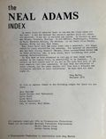 Neal Adams Index (1974) fanzine 1