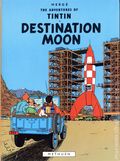 Adventures of Tintin Destination Moon HC (1959 Methuen) 1-REP