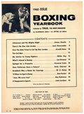 True's Boxing Yearbook (Fawcett Publications, Inc.) 1960
