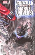 Godzilla Destroys the Marvel Universe (2025 Marvel) 1C