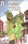 Godzilla Destroys the Marvel Universe (2025 Marvel) 1F