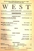 West (1926-1953 Doubleday) Pulp Vol. 35 #1