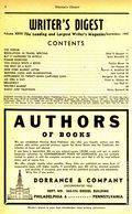 Writer's Digest (1921-Present F+W Publications) Vol. 27 #10