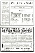 Writer's Digest (1921-Present F+W Publications) Vol. 12 #5