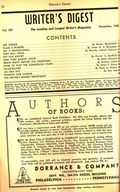 Writer's Digest (1921-Present F+W Publications) Vol. 21 #1