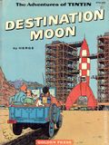 Adventures of Tintin Destination Moon HC (1960 Golden Press) 1-1ST