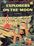 Adventures of Tintin Explorers on the Moon HC (1959 Golden Press) 1-1ST