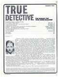 True Detective (Argus Press Group) UK Edition Aug 1981