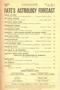 Fate's Astrology Forecast (1965-1966 Clark Publishing Co.) WINTER 1966