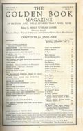 Golden Book Magazine (1925-1935 Review of Reviews) Vol. 1 #1