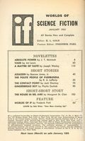 If Worlds of Science Fiction (1952 Pulp Digest) Vol. 10 #6