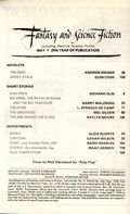 Magazine of Fantasy and Science Fiction (1949-Present Mercury Publications) Vol. 54 #5