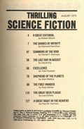 Thrilling Science Fiction (1966-1975 Ultimate Publishing) Pulp Aug 1973