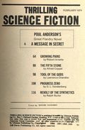 Thrilling Science Fiction (1966-1975 Ultimate Publishing) Pulp Feb 1974