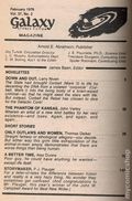 Galaxy Science Fiction (1950-1980 World/Galaxy/Universal) Vol. 37 #2
