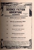 Science Fiction Adventure Classics (1969 Ultimate) Nov 1972