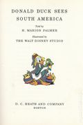 Donald Duck Sees South America HC (1945 D.C. Heath and Company) 1-1ST