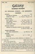Galaxy Science Fiction (1950-1980 World/Galaxy/Universal) Vol. 10 #1