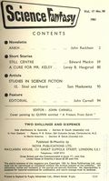 Science Fantasy (1950-1966 Nova Publications) Digest 50