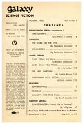 Galaxy Science Fiction (1950-1980 World/Galaxy/Universal) Vol. 1 #1