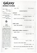 Galaxy Science Fiction (1950-1980 World/Galaxy/Universal) Vol. 2 #3